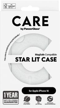 PanzerGlass Care iPhone 16 Star Lit símahulstur - Glært