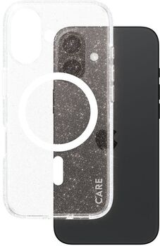 PanzerGlass Care iPhone 16 Star Lit símahulstur - Glært