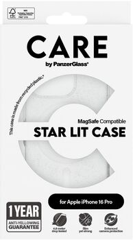 PanzerGlass Care iPhone 16 Pro Star Lit símahulstur - Glært