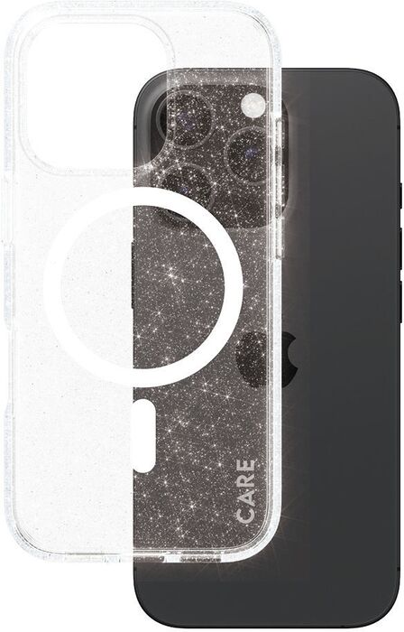 PanzerGlass Care iPhone 16 Pro Star Lit símahulstur - Glært