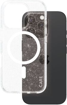 PanzerGlass Care iPhone 16 Pro Star Lit símahulstur - Glært