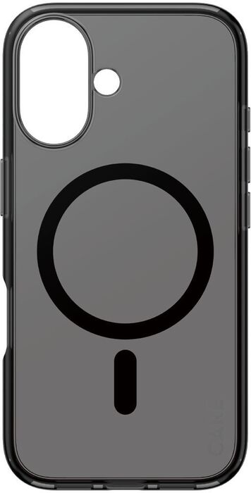 PanzerGlass Care iPhone 16 Smokey símahulstur - Svart