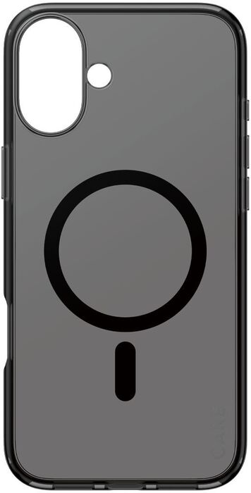 PanzerGlass Care iPhone 16 Plus Smokey símahulstur - Svart