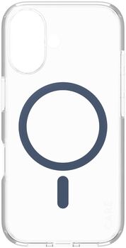 PanzerGlass Care Urban Combat iPhone 16 símahulstur - Glært / blátt