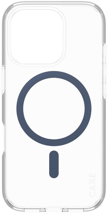 PanzerGlass Care iPhone 16 Pro Urban Combat símahulstur - Glært / blátt