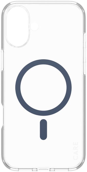 PanzerGlass Care iPhone 16 Plus Urban Combat símahulstur - Glært / blátt