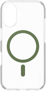 PanzerGlass Care Urban Combat iPhone 16 símahulstur - Glært / grænt