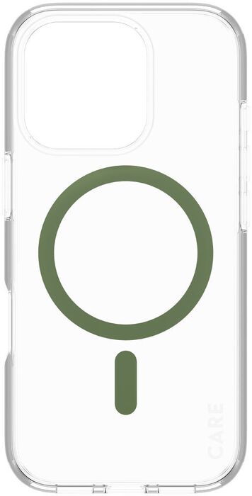 PanzerGlass Care iPhone 16 Pro Urban Combat símahulstur - Glært / grænt