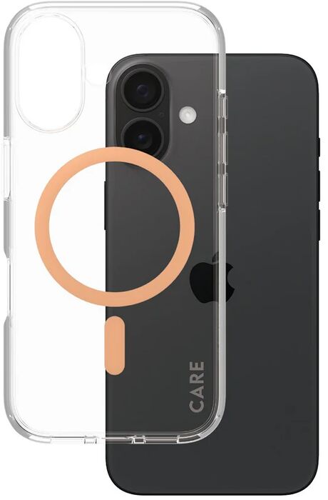 PanzerGlass Care iPhone 16 Urban Combat símahulstur - Bleikt