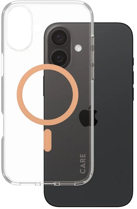 PanzerGlass Care iPhone 16 Plus Urban Combat símahulstur - Bleikt