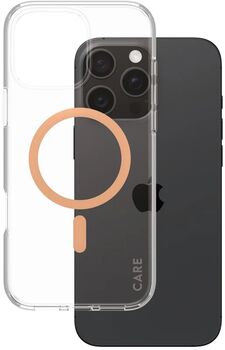 PanzerGlass Care iPhone 16 Pro Max Urban Combat símahulstur - Bleikt