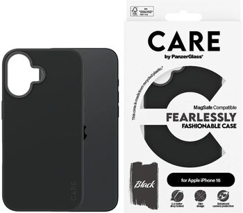 PanzerGlass Care iPhone 16 MagSafe símahulstur - Svart