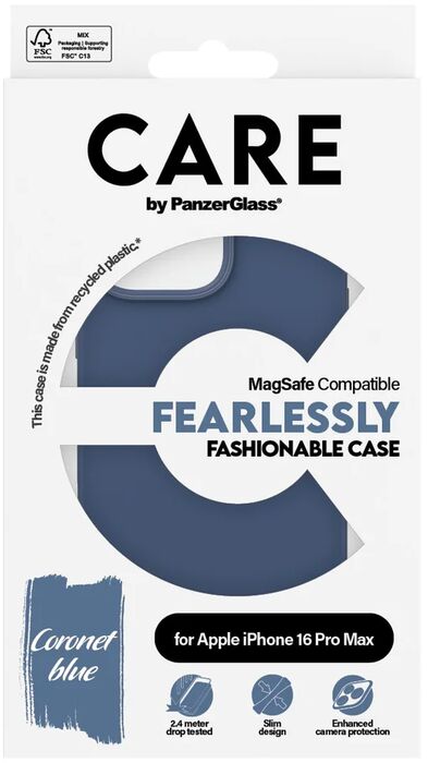 PanzerGlass Care iPhone 16 Pro Max MagSafe símahulstur - Blátt