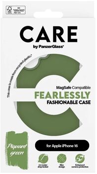 PanzerGlass Care iPhone 16 MagSafe símahulstur - Grænt