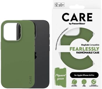 PanzerGlass Care iPhone 16 Pro MagSafe símahulstur - Grænt