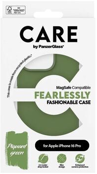 PanzerGlass Care iPhone 16 Pro MagSafe símahulstur - Grænt