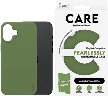 PanzerGlass Care iPhone 16 Plus MagSafe símahulstur - Grænt
