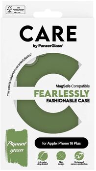 PanzerGlass Care iPhone 16 Plus MagSafe símahulstur - Grænt