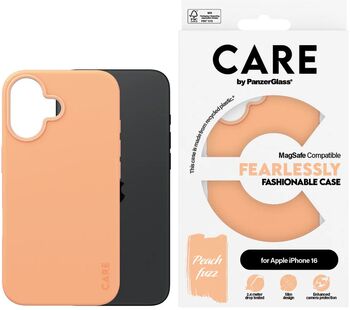 PanzerGlass Care iPhone 16 MagSafe símahulstur - Peach