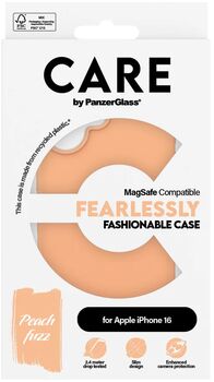 PanzerGlass Care iPhone 16 MagSafe símahulstur - Peach