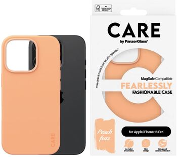 PanzerGlass Care iPhone 16 Pro MagSafe símahulstur - Peach