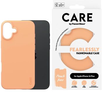PanzerGlass Care iPhone 16 Plus MagSafe símahulstur - Peach