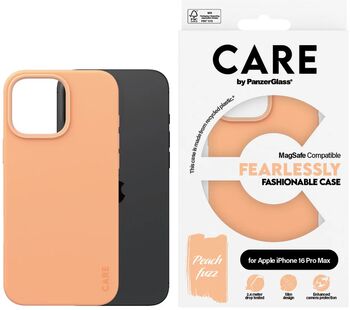 PanzerGlass Care iPhone 16 Pro Max MagSafe símahulstur - Peach