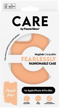 PanzerGlass Care iPhone 16 Pro Max MagSafe símahulstur - Peach