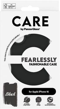 PanzerGlass Care iPhone 16 símahulstur - Svart