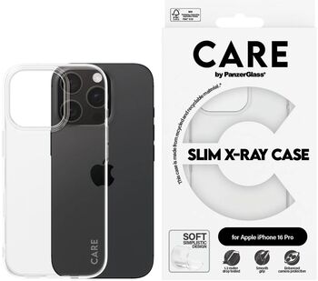 PanzerGlass Care iPhone 16 Pro X-Ray símahulstur - Glært