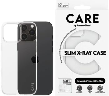 PanzerGlass Care iPhone 16 Pro Max X-Ray símahulstur - Glært