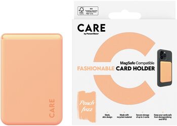 PanzerGlass Care MagSafe kortaveski fyrir iPhone - Peach