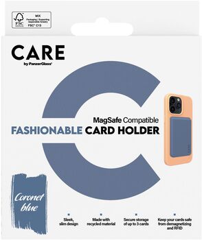 PanzerGlass Care MagSafe kortaveski fyrir iPhone - Blátt