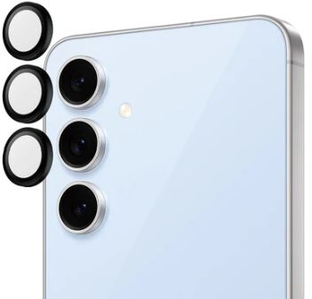 PanzerGlass Samsung Galaxy S24 FE linsuvörn - Svört