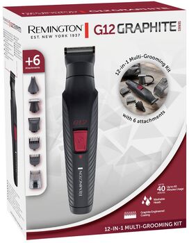 Remington G12 Graphite 12-í-1 fjölsnyrtir - Svartur