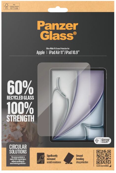 PanzerGlass iPad Air 11" 2024 iPad 10,9" öryggisgler