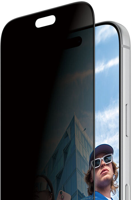PanzerGlass iPhone 18 Pro Fastfit öryggisgler með skjásíu