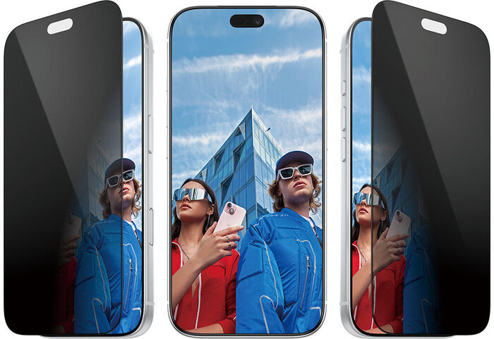 PanzerGlass iPhone 18 Pro Fastfit öryggisgler með skjásíu