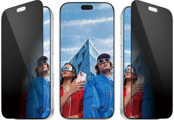 PanzerGlass iPhone 18 Pro Fastfit öryggisgler með skjásíu