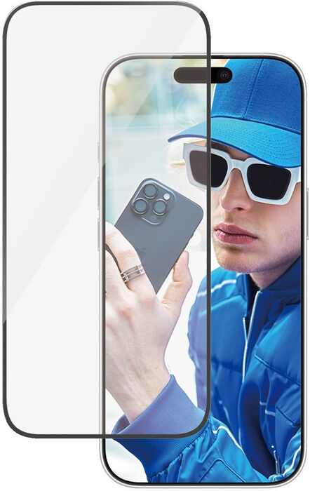 PanzerGlass iPhone 16 Pro öryggisgler með EasyAligner