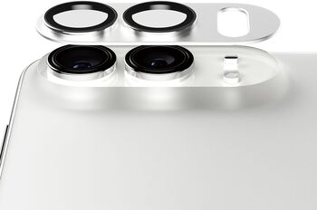 PanzerGlass iPhone Duo Fender linsuvörn - Silfur