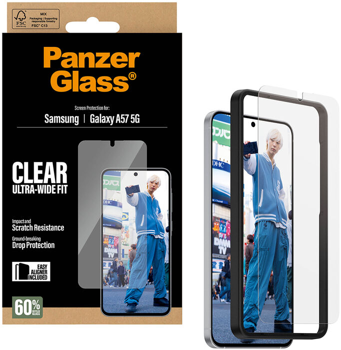 PanzerGlass Samsung Galaxy A57 UWF - Glært