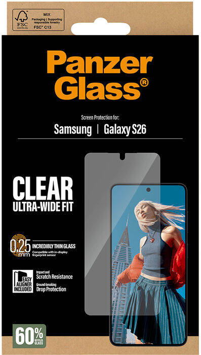 PanzerGlass Samsung S26 öryggisgler