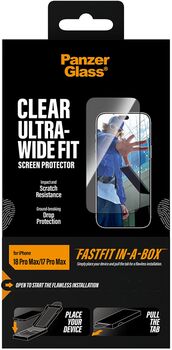 PanzerGlass iPhone 18/17 Pro Max Fastfit öryggisgler