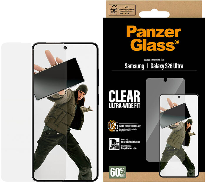 PanzerGlass Samsung S26 Ultra öryggisgler