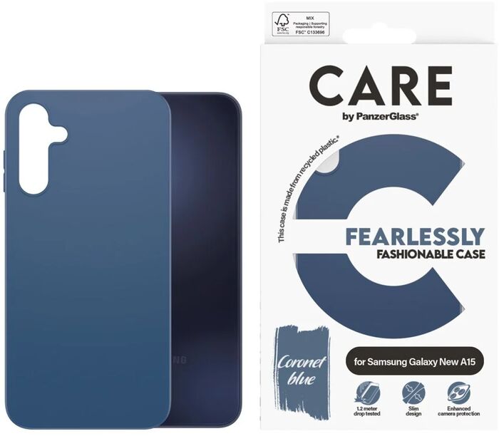 PanzerGlass Care Samsung Galaxy A16 Símahulstur - Blátt