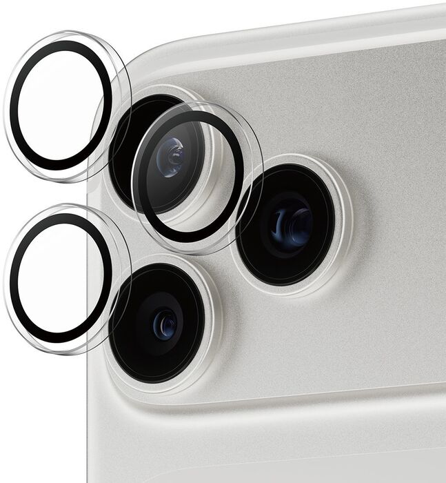 Product image not available for PanzerGlass iPhone 17 Pro/17 Pro Max/16 Pro/16 Pro Max Hoops linsuvörn - Glær