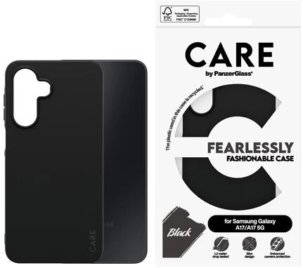 PanzerGlass Care Samsung A17símahulstur - Svart