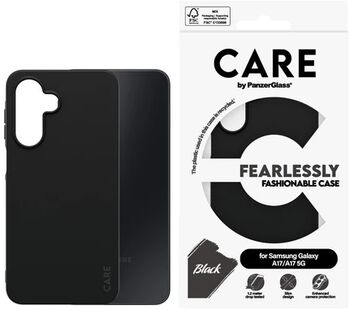 PanzerGlass Care Samsung A17símahulstur - Svart