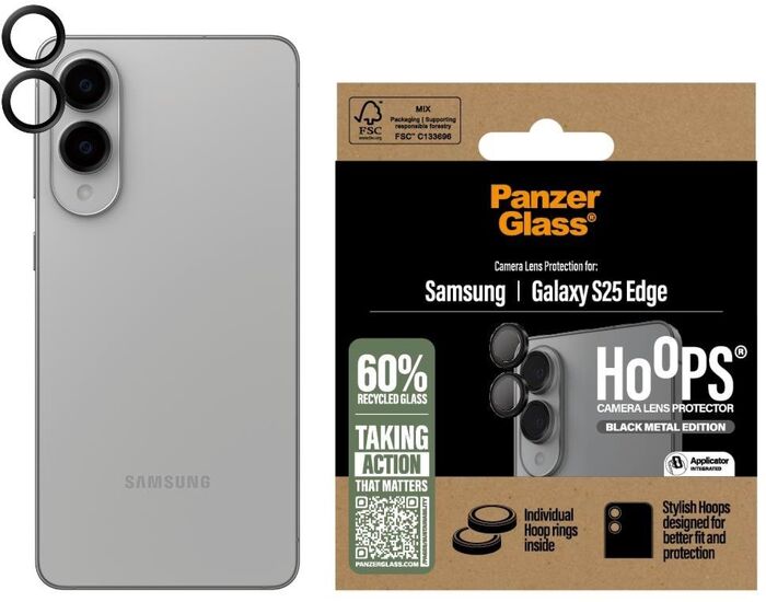 PanzerGlass Samsung Galaxy S25 Edge linsuvörn